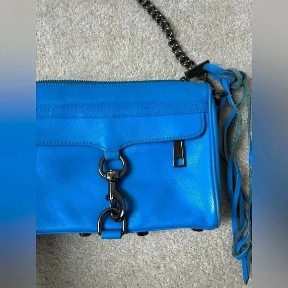 Rebecca Minkoff Mini MAC Clutch royal blue - Picture 6 of 13